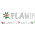 Flamingo Paradise Glitter Letter Banner - 1.35m – product image 1