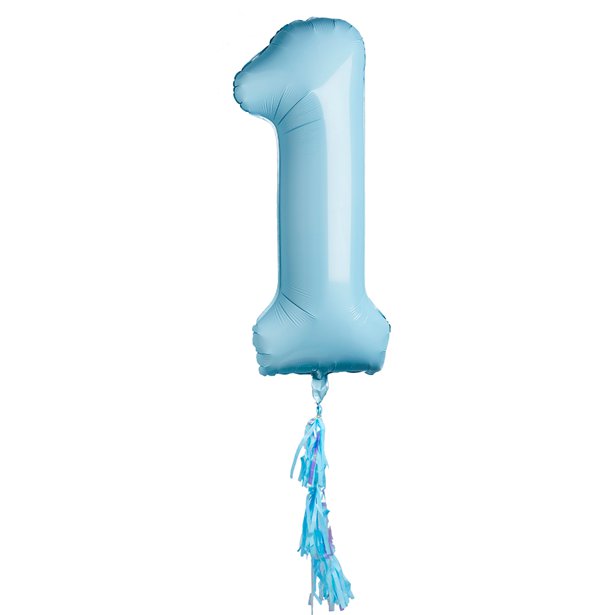 Blue 1st Birthday Balloon - 40" Foil – product image 1