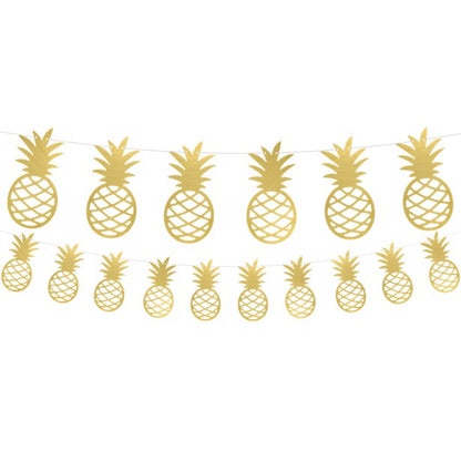 Gold Pineapple Garland - 1.5m