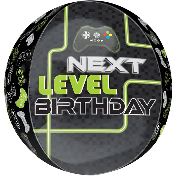 Level Up Orbz Balloon - 16" Foil – product image 1
