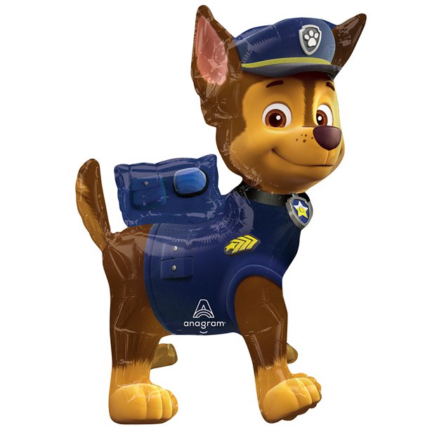 Paw Patrol Chase Airfill Sitter Balloon - 24" Foil – product image 1