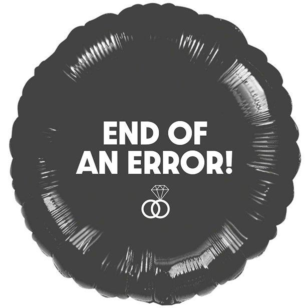 End of an Error Foil Balloon - 17" – product image 1
