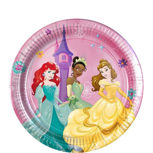 Disney Princess Live Your Story Paper Plates - 20cm (8pk)