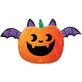 Pumpkin Bat Foil Balloon - 18"