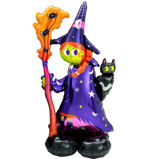 Scary Witch Airloonz Balloon - 55" – product image 1