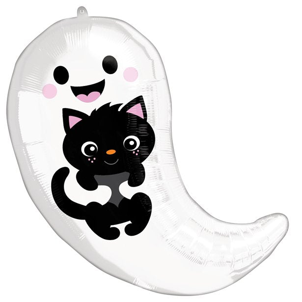 Ghost & Kitty Cuties Balloon - 19" Foil – product image 1