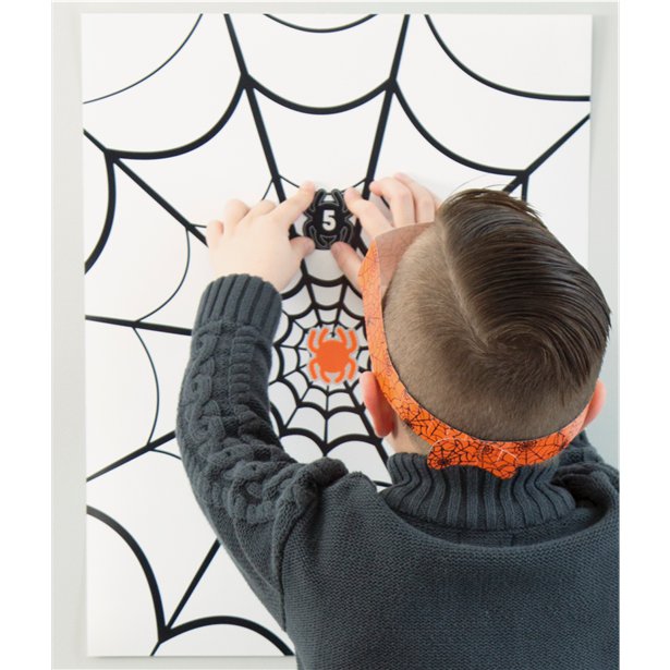 Pin the Spider on the Web Party Game – product image 1