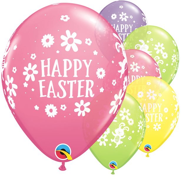 Happy Easter Balloons - 12" Latex (25pk) – product image 1