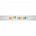 Happy Birthday Stars Foil Banner - 1.74m