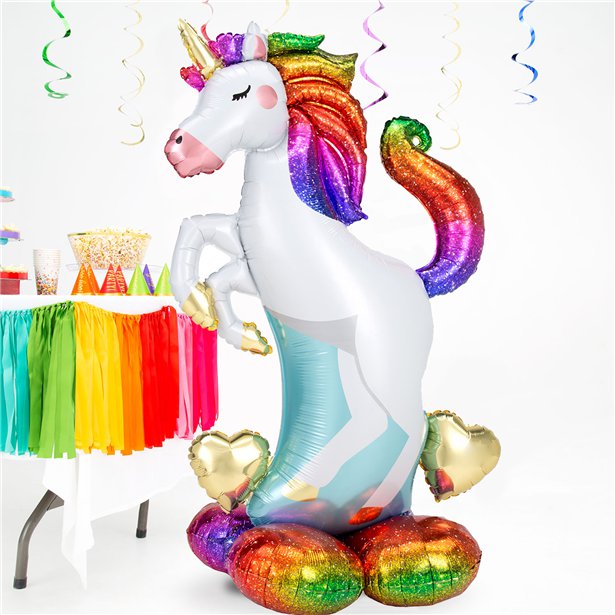 Unicorn AirLoonz Air Fill Foil Balloon - 55" – product image 2