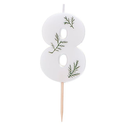 Number 8 Leaf Foliage Candle