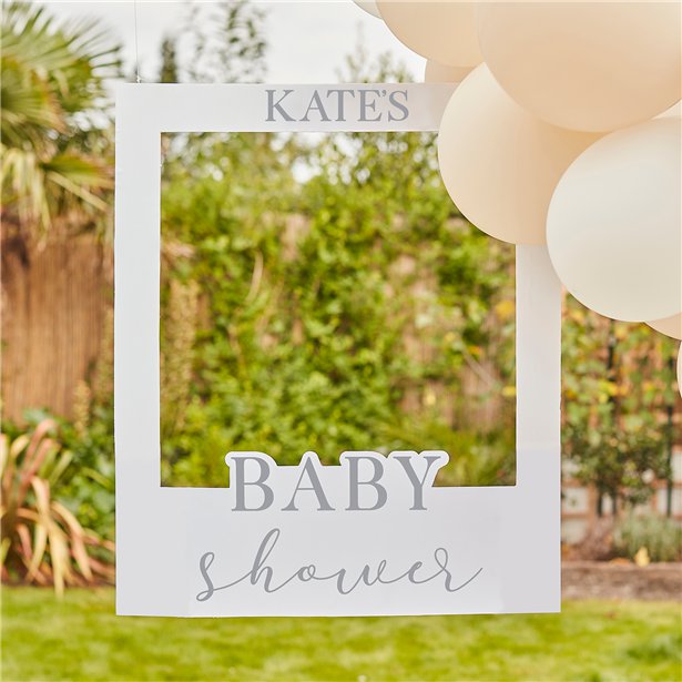 Hello Baby Customisable Photo Booth Frame – product image 1