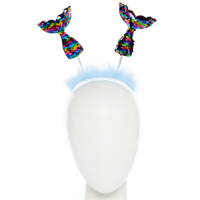 Rainbow Sequin Mermaid Headband – product image 1