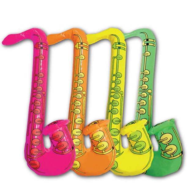 Inflatable Saxophone - 75cm – Party Delights Wondergroup