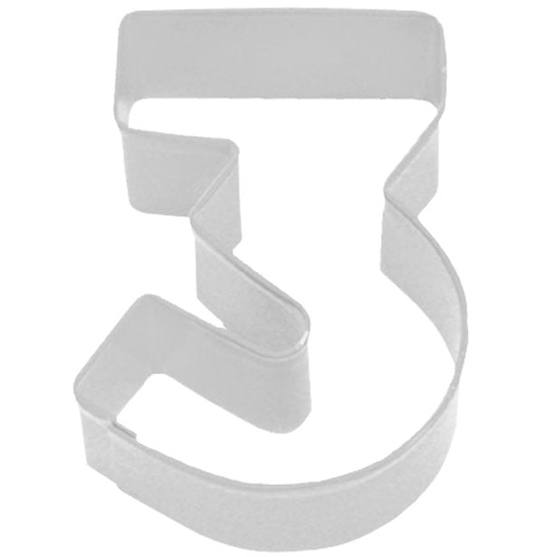 Number 3 Cookie Cutter – product image 1