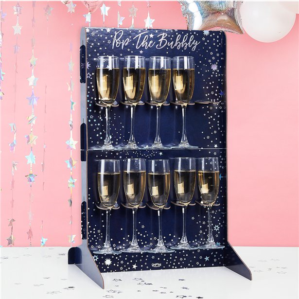 Iridescent 'Pop The Bubbly' Wall – product image 1