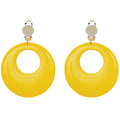 Neon Yellow 80's Earrings – product image 1