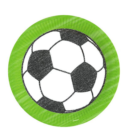 Kicker Party Paper Plates - 23cm (8pk)