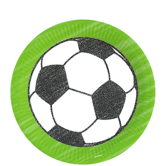 Kicker Party Paper Plates - 23cm (8pk)