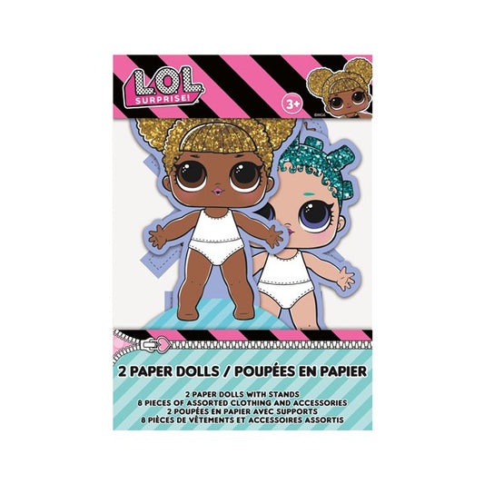 L.O.L Surprise Dress Up Paper Dolls (2pk)