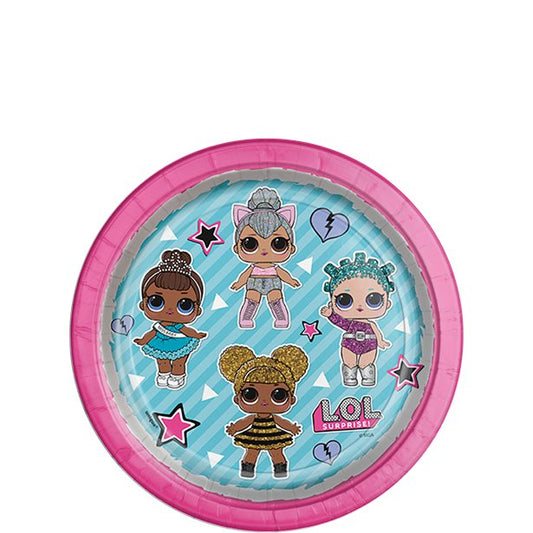 L.O.L Surprise Paper Dessert Plates - 18cm (8pk)