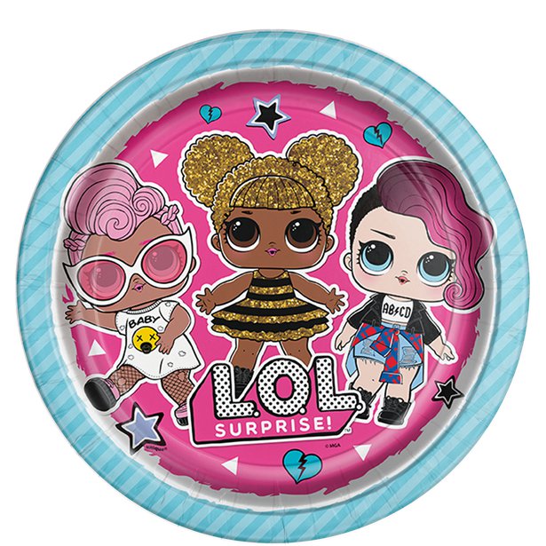 L.O.L Surprise Paper Plates - 23cm (8pk) – product image 1