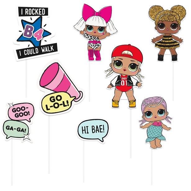L.O.L Surprise Photo Booth Props (8pk) – product image 1