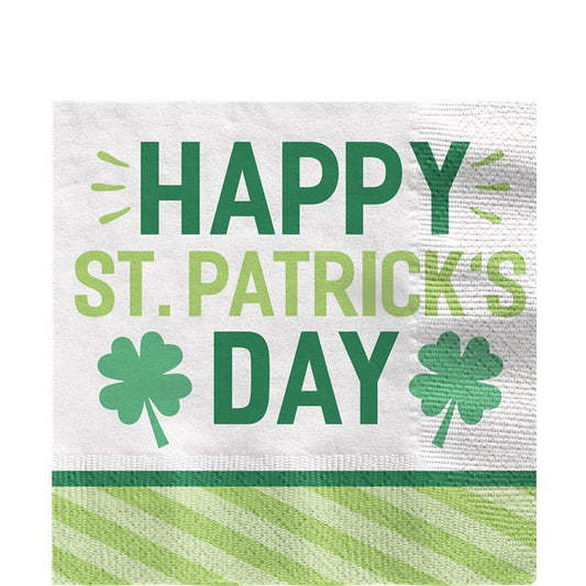 Lucky Clover 2ply Paper Lunch Napkins - 33cm (16pk)