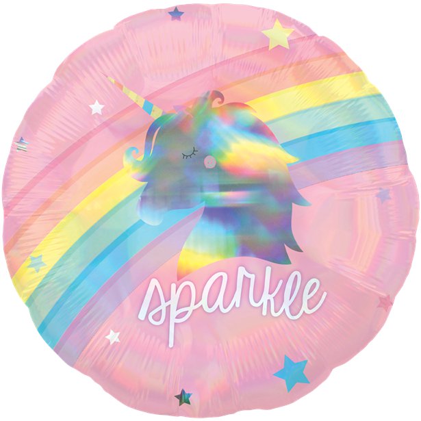 Magical Rainbow Holographic Balloon - 18" Foil – product image 1