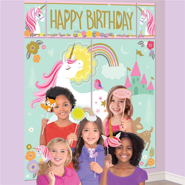 Magical Unicorn Photo Booth Kit (17pk) – product image 1