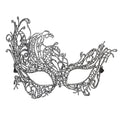 Silver Lace Masquerade Mask – product image 1