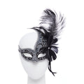 Dark Angel Black Masquerade Mask – product image 1