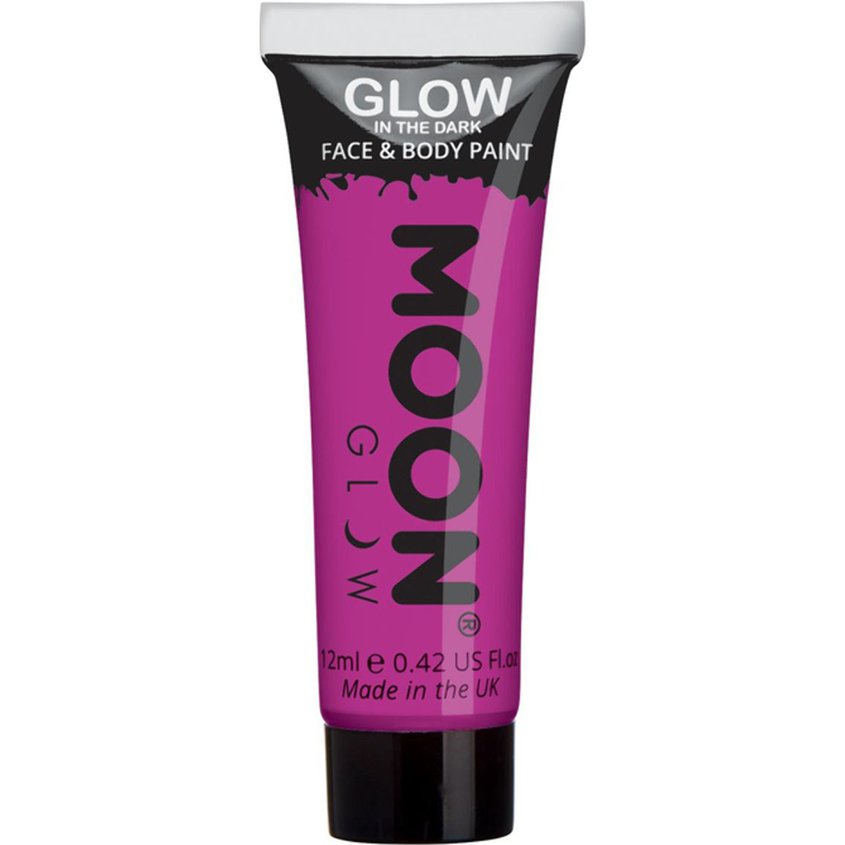 Glow in the Dark Face & Body Paint - Purple 12ml