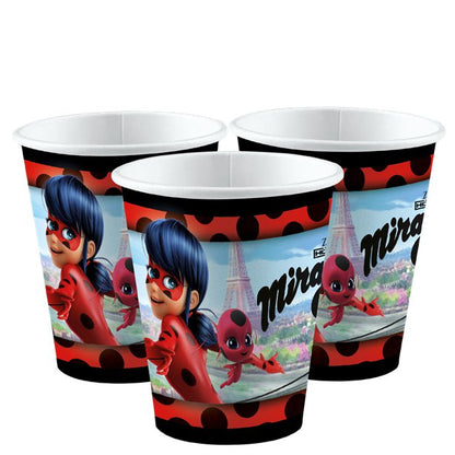 Miraculous Ladybug Paper Cups - 250ml (8pk)