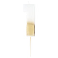 Gold Ombre Number 1 Candle - 5cm – product image 1