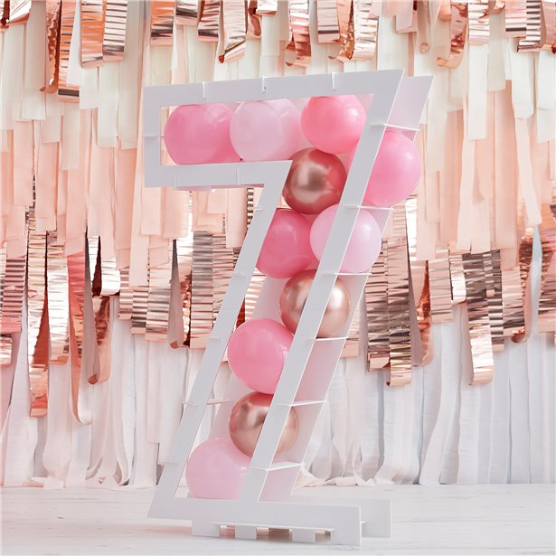 Balloon Mosaic Number Stand 7 – product image 1