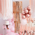Mix It Up Rose Gold Foil Fringe Chandelier Decoration - 1.3m x 40cm – product image 1