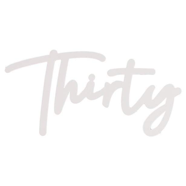 30 White Balloon Arch Sign – product image 1