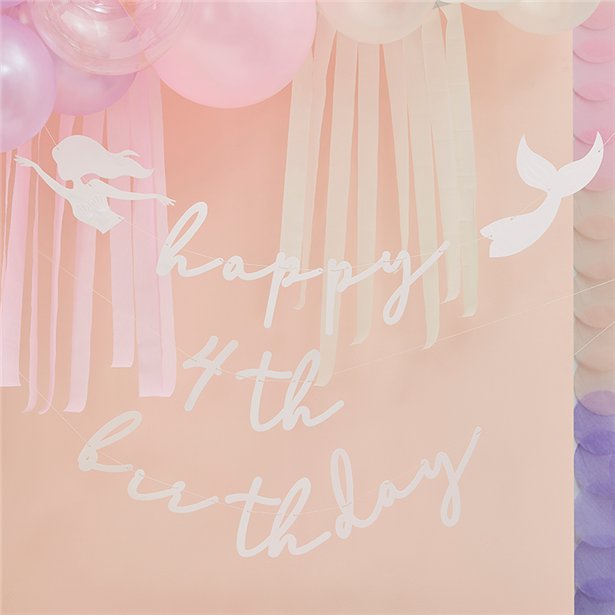 Mermaid Magic Add An Age Happy Birthday Bunting - 2m – product image 1