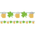 St Patrick's Day Beer and Shamrock Banner - 3.65m – product image 1