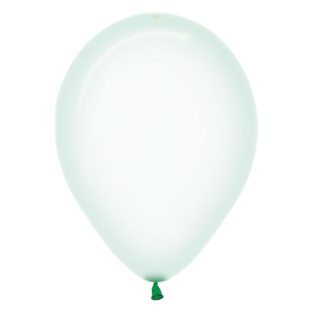 Pastel Green Crystal Balloons - 12" Latex (50pk) – product image 2