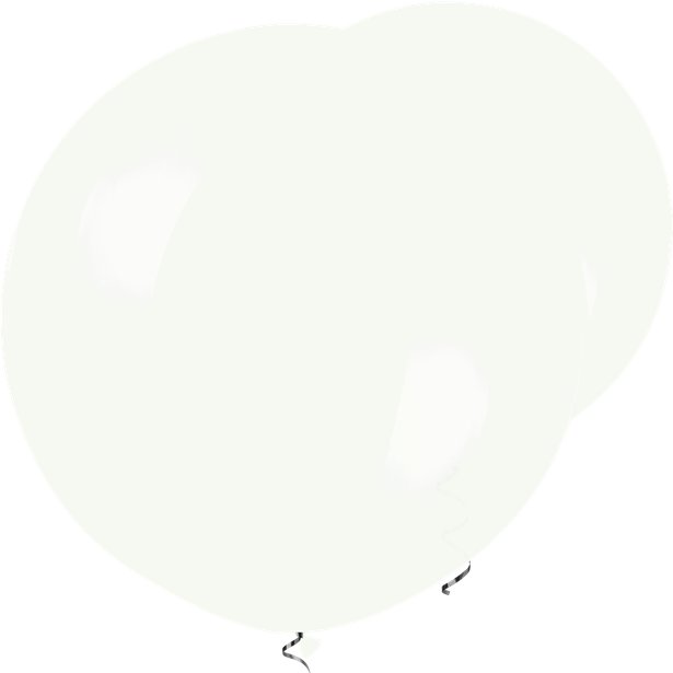 Lace White Large Balloons - 36" Latex (10pk)
