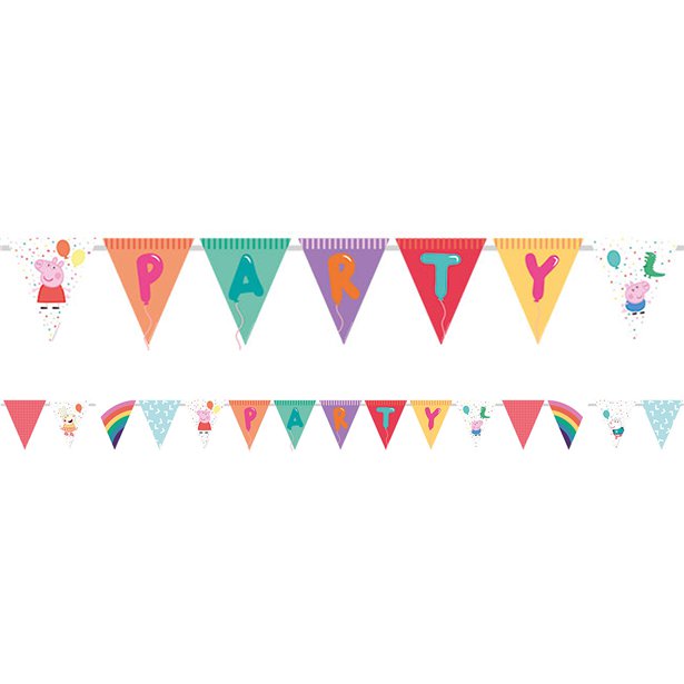 Peppa Pig Paper Bunting - 3.3m