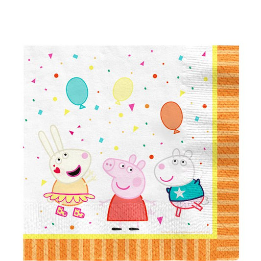 Peppa Pig Paper Napkins - 33cm (16pk)