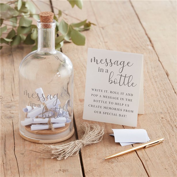 Message in a Bottle Wedding Guest Book – product image 1