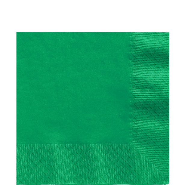 Green Paper Luncheon Napkins - 33cm (20pk)