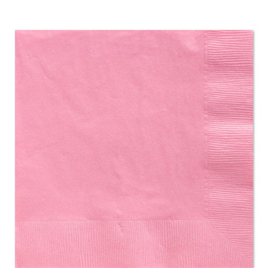 Baby Pink Paper Napkins - 33cm (20pk)