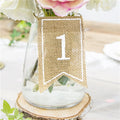 Rustic Hessian Table Numbers - 1-20 (20pk) – product image 1