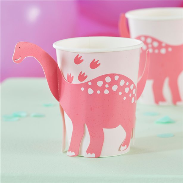 Party Like A Dinosaur Paper Cups - 266ml (8pk) – product image 1