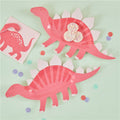Party Like A Dinosaur Shaped Paper Plates - 30cm (8pk) – product image 1